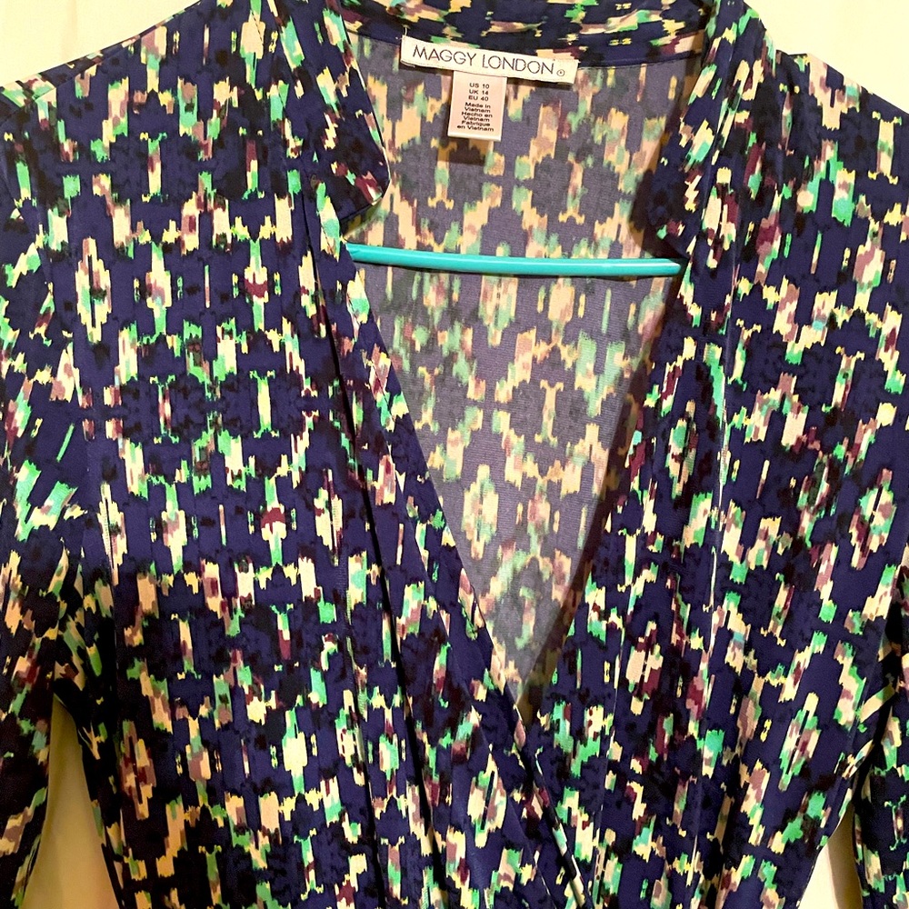 Maggy London Wrap Dress.